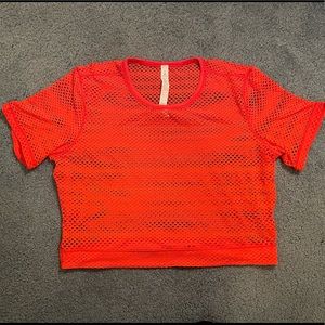 Lululemon Mesh Crop Top Size 6